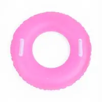 Круг для плавания с ручками 75 см, цвет розовый