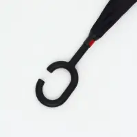 Зонт - наоборот &laquo;Однотон&raquo;, механический, 8 спиц, R=53/61 см, d=106 см, чёрный