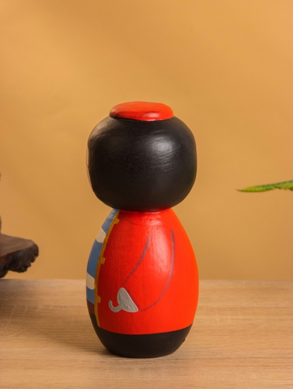 Деревянная кукла кокеши Деревянная кукла кокеши "Пират" 7х7,5х15 см