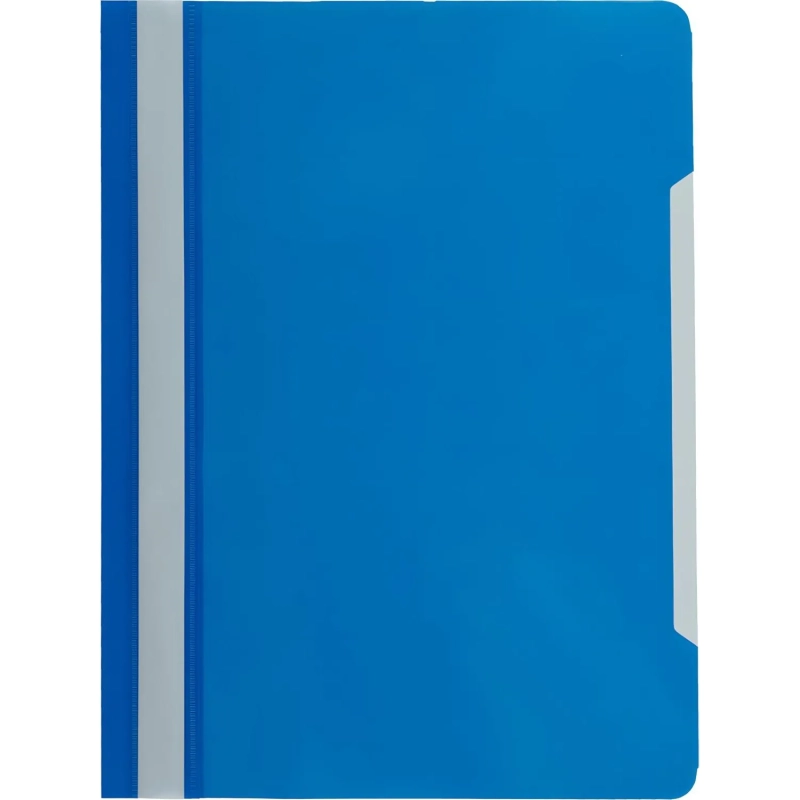 Скоросшиватель пластиковый A4 100/120, синий, 10шт/уп