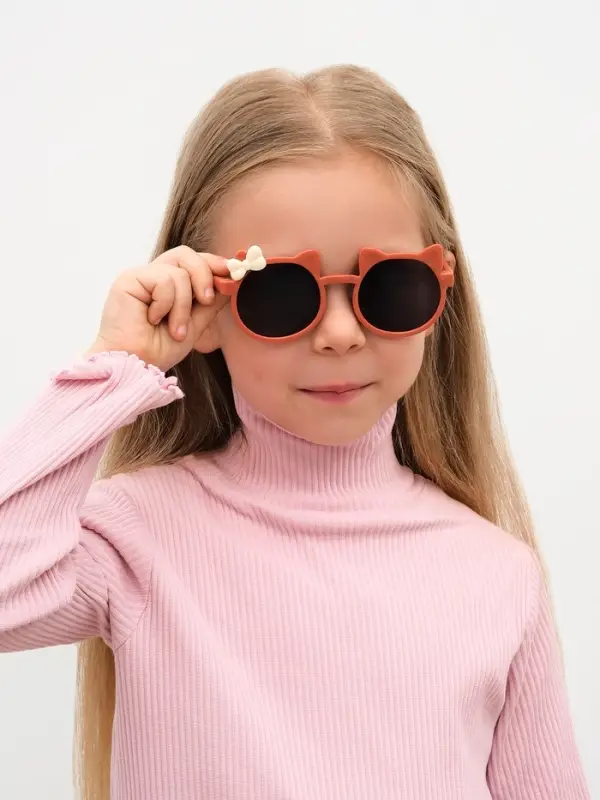 Очки солнцезащитные детские, uv 400, линза 4.8&times;4 см, цвет МИКС