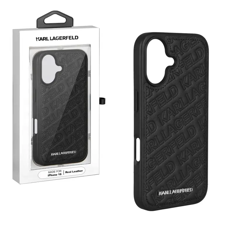 Чехол iPh 16 KARL PQKPM Чехол iPh 16 KARL PQKPM