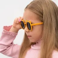 Очки солнцезащитные детские, uv 400, линза 4.8&times;4 см, цвет МИКС