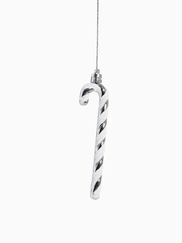 Набор украшений пластик 17 шт Набор украшений пластик 17 шт "Ярмарка волшебства" 6 см, серебро