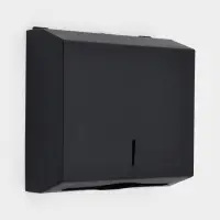 Диспенсер для бумажных полотенец в листах Stölz, 28.5×26.5×10 см, нержавеющая сталь, чёрный Диспенсер для бумажных полотенец в листах Stölz, 28.5×26.5×10 см, нержавеющая сталь, чёрный