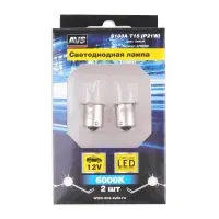 S103A T15/белый/ (BA15S)COB 12chip 1 contact(1156) блистер 2 шт