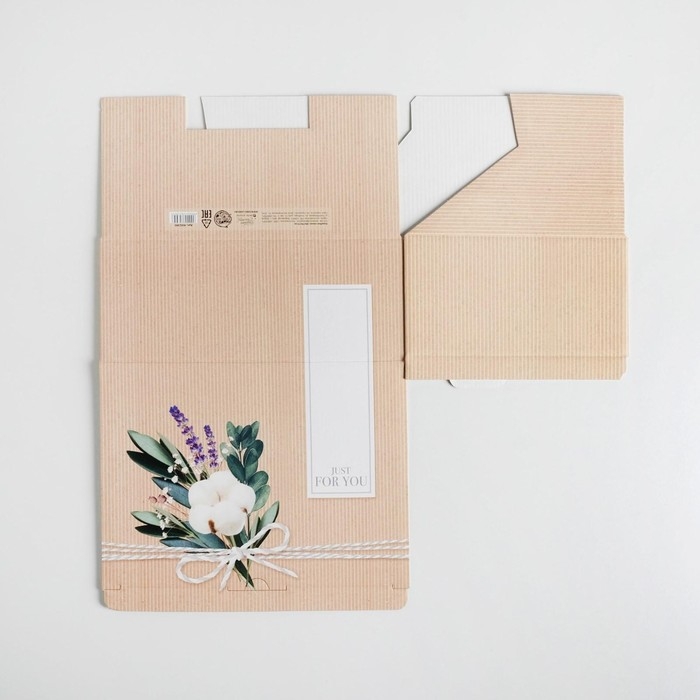 Коробка‒пенал, упаковка подарочная, «Just for you», 26 х 19 х 10 см Коробка‒пенал, упаковка подарочная, «Just for you», 26 х 19 х 10 см