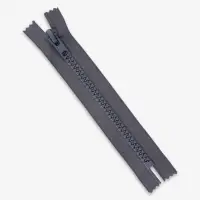 Молния &laquo;Трактор&raquo;, №8, неразъёмная, замок автомат, 18 см, тёмно-серая