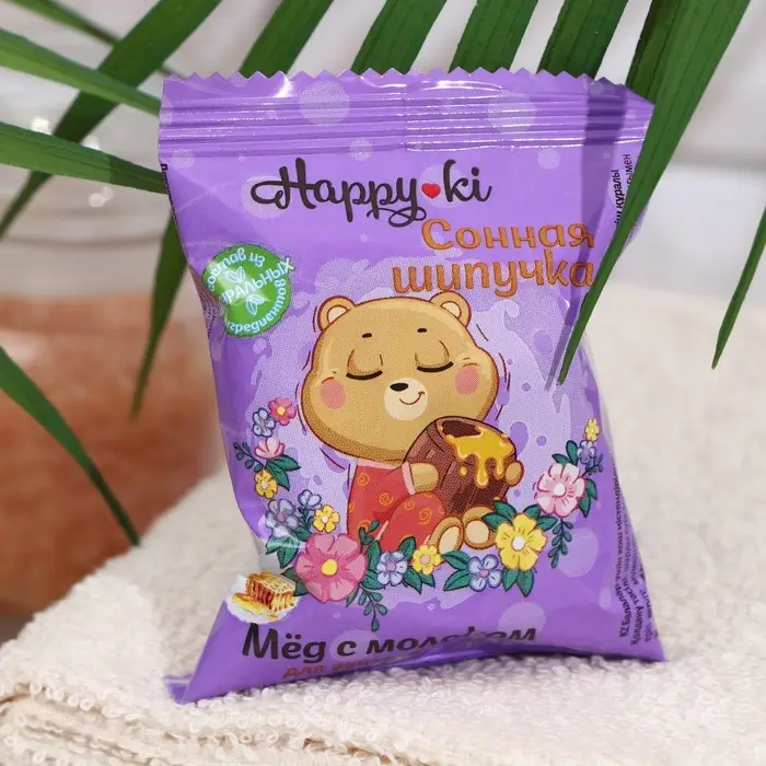 Бомбочка для ванн шипучая Хеппики &laquo;Сонная шипучка&raquo; 40 г