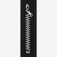 Термоаппликация, 10&times;2.5 см, 10 шт., чёрная