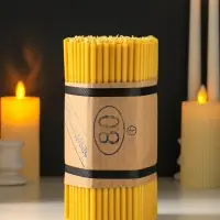 Свечи церковные медовые №80, упаковка 1 кг, парафин, медовое масло