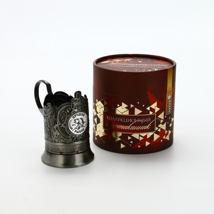 Подстаканник «Лучший рыбак», 12.6 х 8.7 х 12 см Подстаканник «Лучший рыбак», 12.6 х 8.7 х 12 см
