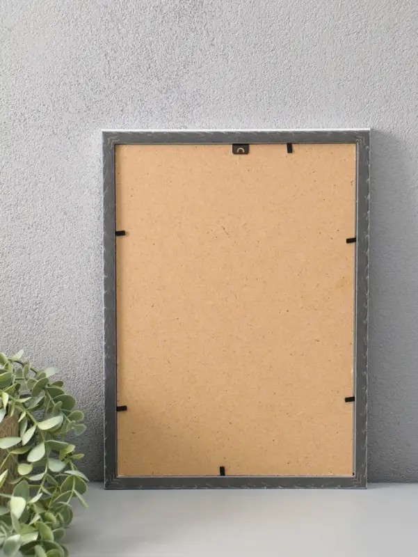 Фоторамка для фото 21х29,7 см (А4) "Oframe", пластик, белый, (пластик экран)