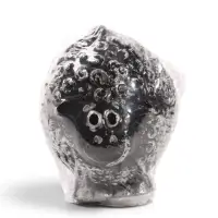 Свеча новогодняя &laquo;Овечка лапушка. Серебряное руно&raquo; 5.8&times;5.8 см, чёрный