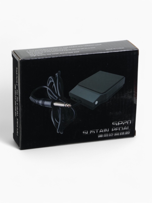 Педаль сустейна Music Life SP20 для цифрового пианино, серая, 10 х 7,5 см Педаль сустейна Music Life SP20 для цифрового пианино, серая, 10 х 7,5 см