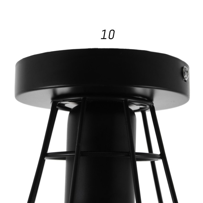 Люстра  Люстра "Конти" 1х60Вт E27 черный 18х18х22 см.