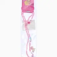 Набор детский &laquo;Выбражулька&raquo; 2 предмета: бусы, браслет,единорог, цветы, цвет розовый