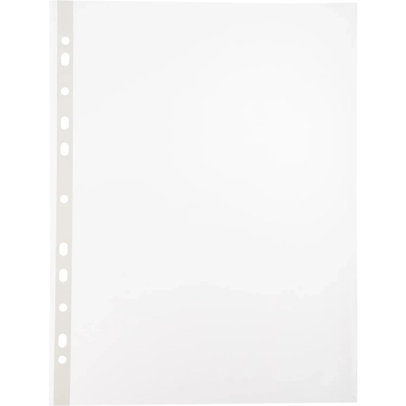 Файл-вкладыш А4, рифленые, 25мкм, 100шт/уп