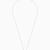 Кулон &laquo;Гранат&raquo; сочный, красный в серебре, L=80 см
