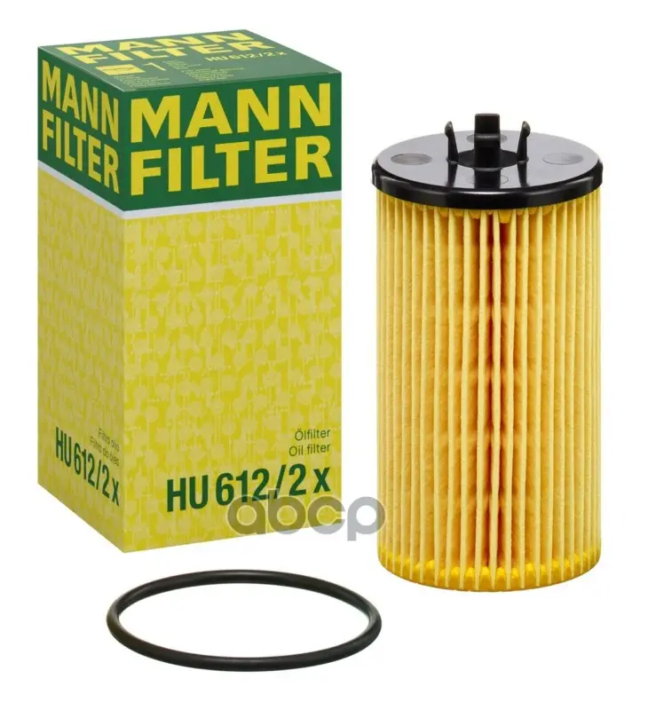 фильтр масляный [картридж] MANN-FILTER арт. HU612/2x