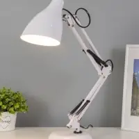 Лампа настольная RISALUX &laquo;Валли&raquo;, Е27, 60 Вт, белая, 43&times;21&times;14.5 см
