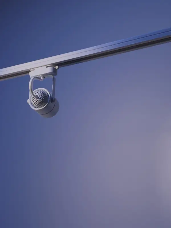 Трековый светильник Luazon Lighting под лампу Gu10, круглый, белый