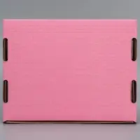 Коробка подарочная сборная с окном, упаковка, «Розовый», 27 х 10 х 21 см Коробка подарочная сборная с окном, упаковка, «Розовый», 27 х 10 х 21 см