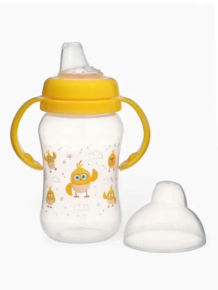 Поильник-непроливайка с носиком, 270 мл, ЦЫП-ЦЫП Поильник-непроливайка с носиком, 270 мл, ЦЫП-ЦЫП