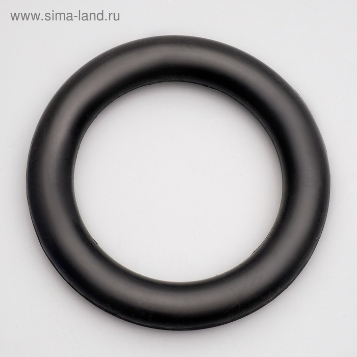 Игрушка Игрушка "Цельнорезиновое кольцо", большое, чёрное, 16 см