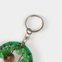 Брелок ловец снов "Древо" 19 см, цв. зелёный Брелок ловец снов "Древо" 19 см, цв. зелёный