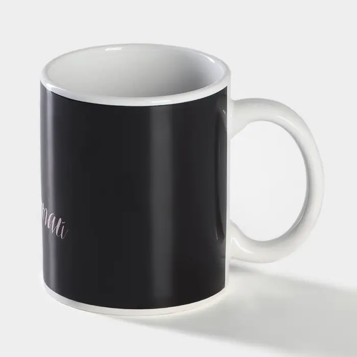 Кружка - хамелеон Доляна &laquo;Мечтай&raquo;, 350 мл, керамика, бежевая