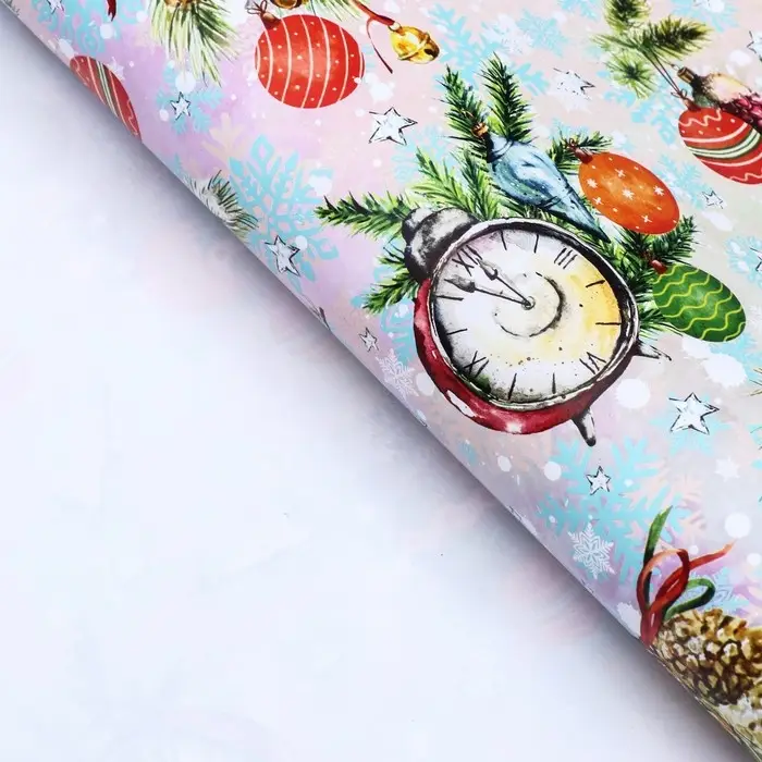 Бумага упаковочная глянцевая «Акварельные шарики », 70×100 см Бумага упаковочная глянцевая «Акварельные шарики », 70×100 см