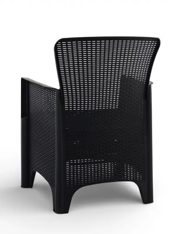 Комплект садовой мебели &laquo;Ротанг лайт&raquo;, 3 предмета: 2 кресла, стол, цвет мокко