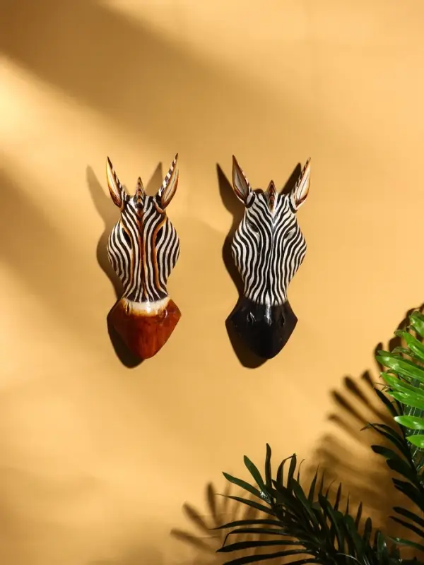 Маска «Зебра», 30 см, албезия, МИКС