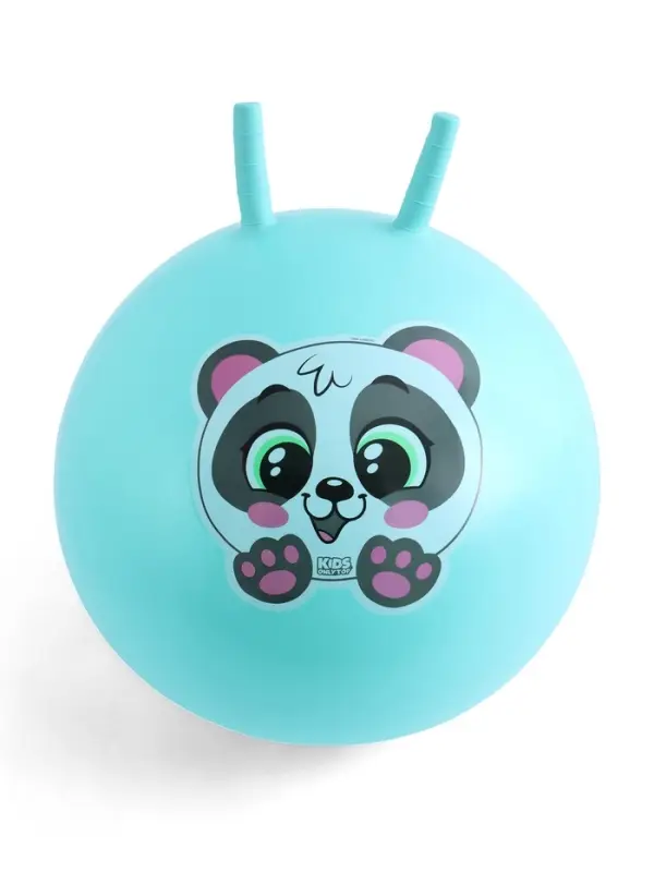 Мяч - прыгун с рожками &laquo;Панда&raquo;, d=45 см, бирюзовый