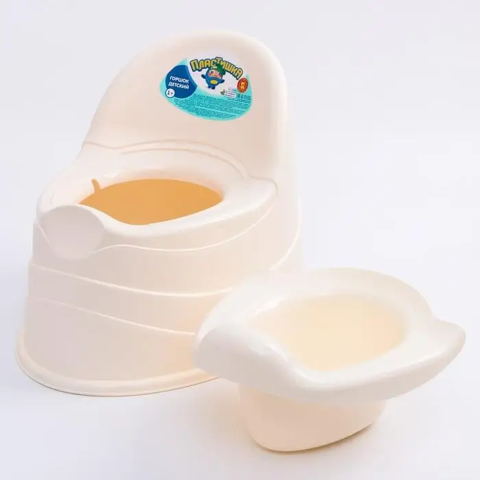 Горшок детский, съёмная чаша, бежевый