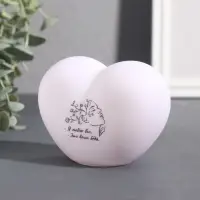 Фигурка световая RISALUX &laquo;Сердце. Портрет&raquo;, LED-ночник, 3хLR44, 8&times;11&times;7 см