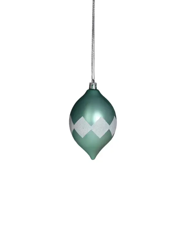 Ёлочные игрушки &laquo;Льдинки&raquo;, шары новогодние, набор 19 шт., зелёный