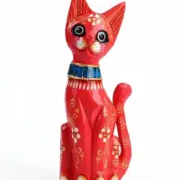 Сувенир &laquo;Кошка&raquo;, 30 см, дерево албезия