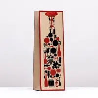 Пакет под бутылку «Сollection», 12×36×9 см