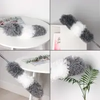 Щётка для пыли, плоская насадка 40&times;7.5 см, пушистая насадка 41&times;13 см, телескопическая ручка 230 см