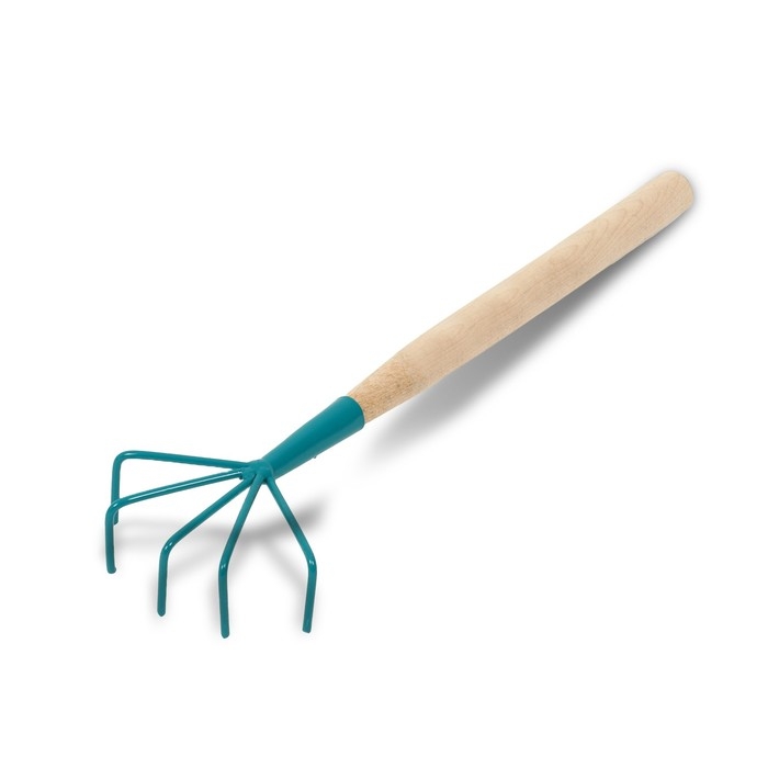 Рыхлитель, длина 41 см, 5 зубцов, деревянная ручка Рыхлитель, длина 41 см, 5 зубцов, деревянная ручка