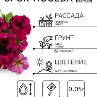 Семена цветов Петуния &laquo;Титан пурпуровый&raquo;, бахромчатый, 7 шт., &laquo;Гавриш&raquo;