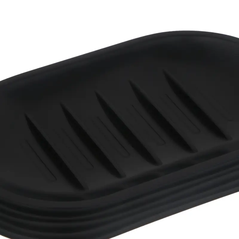 Мыльница тм VETTA Тренто, пластик, PP, черный, 14,5x8,8x2см