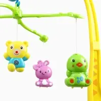 Мобиль музыкальный на кроватку Крошка Я &laquo;Бабочка. Малыш зоо&raquo;, заводной,