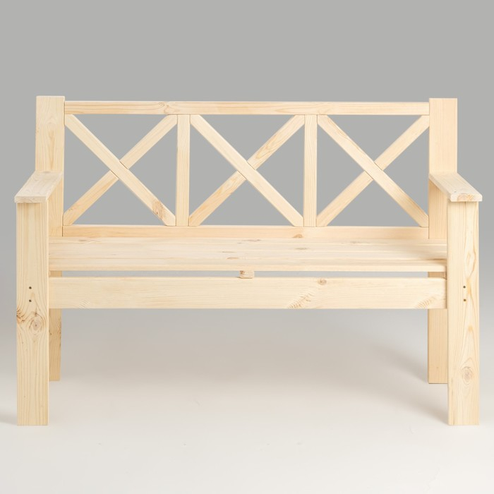Скандинавская скамейка, 134×50×90см, из хвои Скандинавская скамейка, 134×50×90см, из хвои