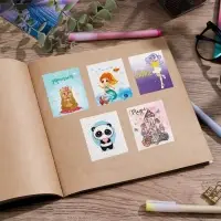 Наклейки детские бумажные &laquo;Для девочек&raquo;, 11&times;15.5 см, 5 листов