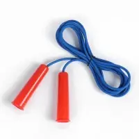 Скакалка спортивная, 3 м, регулируемая, синяя