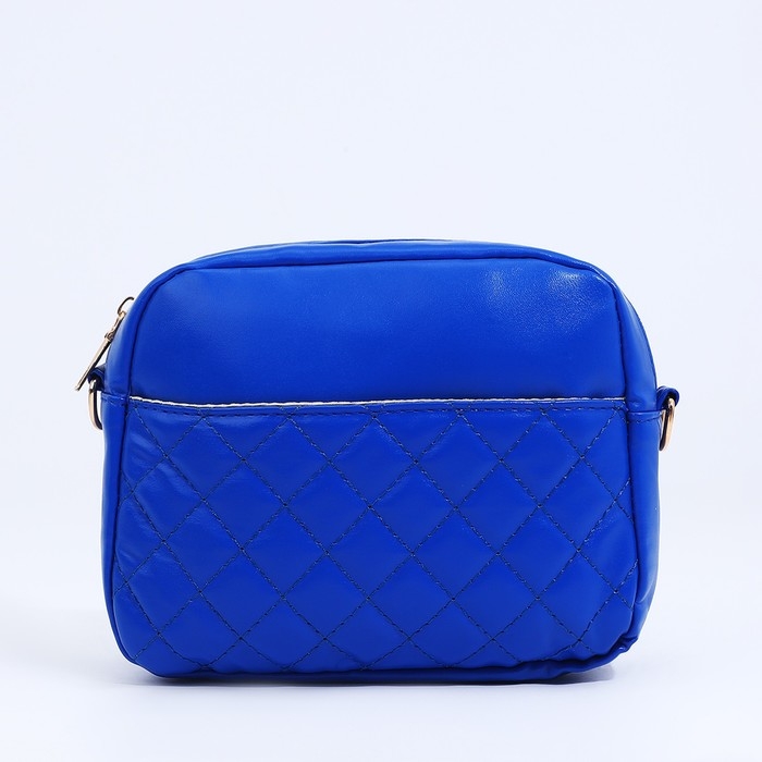 Сумка кросс-боди на молнии, цвет синий Сумка кросс-боди на молнии, цвет синий