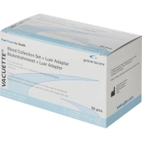 Игла-бабочка 23G 19см голуб. с луер-адапт. VACUETTE 450089 50шт/уп